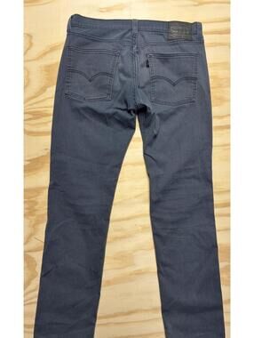Levi 511 Mens 33x32 Vintage 90s Stretch Blue Jeans Black Tab